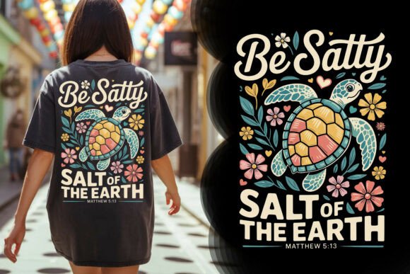 Be Salty Salt Earth Christian Tee