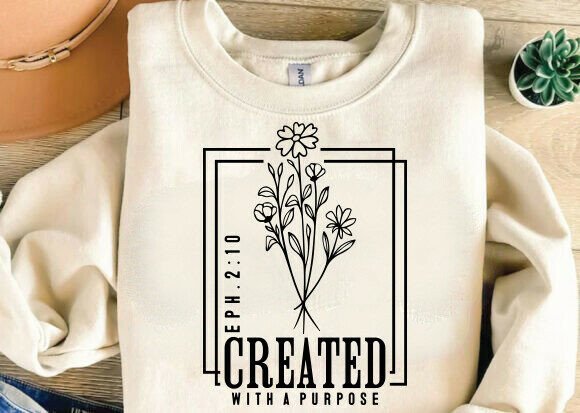 Floral Christian SVG & Jesus PNG Design for T-Shirt Designs