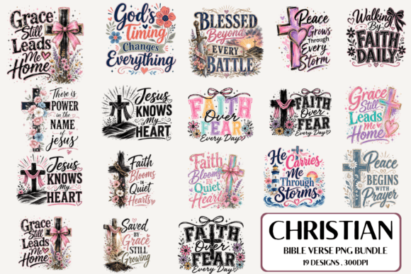 Jesus Cross PNG Bundle: T-Shirt Designs & Crafting Asset Review