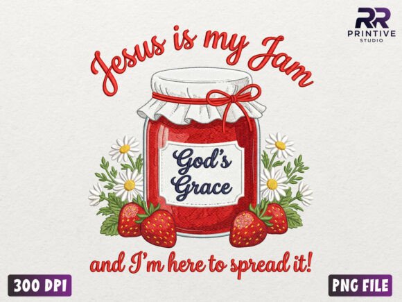 Jesus is My Jam Christian PNG T-Shirt Designs