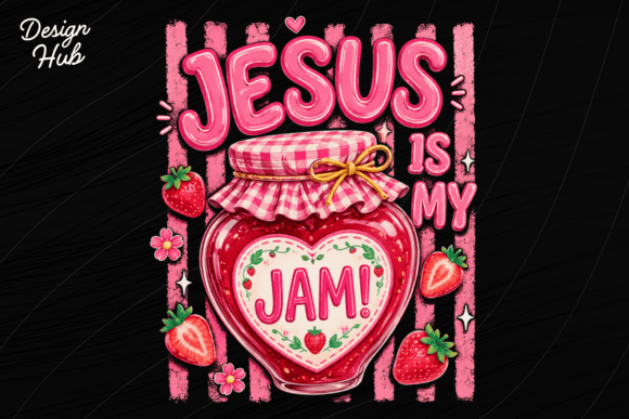 Jesus is My Jam PNG Design for T-Shirt Designs